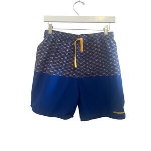 PATAGONIA MENS WAVEFARER VOLLEY SHORTS SWIM TRUNKS DRAW STRING SIZE M STY 86510